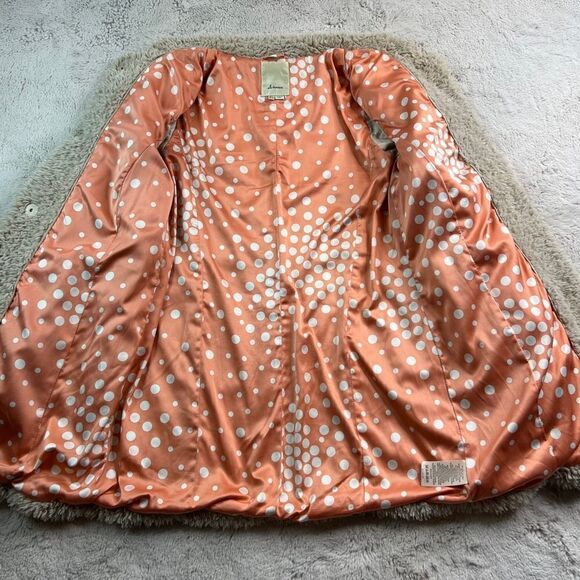 Anthropologie Elevenses Womens Size 2 XS Deep Pile Fleece Teddy Jacket Mob Wife - Picture 5 of 10